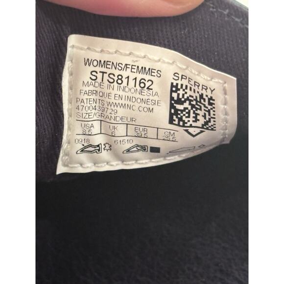 Sperry Shoes Women Blue Leather 2 Eye Boat Loafers STS81162 Sz 8.5 M Excellent - Picture 10 of 10